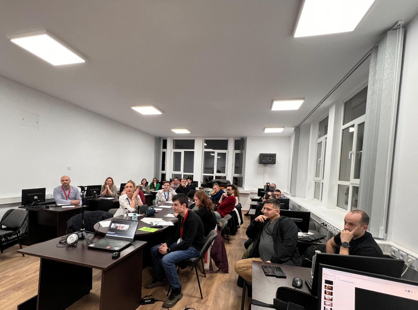 Moment de la o întâlnire Transilvania Toastmasters Brașov — public speaking și leadership